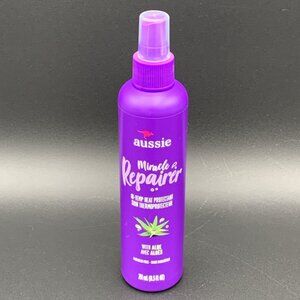 Aussie Miracle Repairer Hi-Temp Heat Protectant With Aloe 8.5 oz Paraben Free
